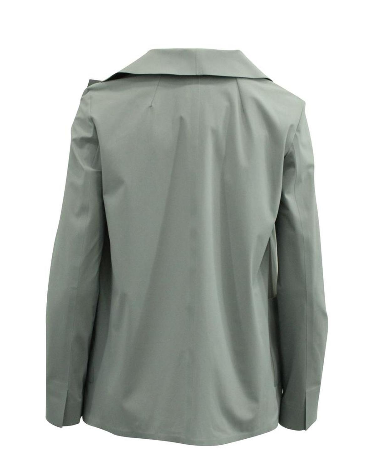 Max Mara Leisure Vargas Jersey Jacket in Light Grey Nylon