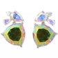 Silver-Tone Mixed Cubic Zirconia Double Drop Earrings