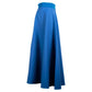 Sportmax Midi Circle Skirt in Blue Cotton