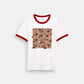 Signature Square Cherry T Shirt In Organic Cotton