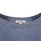 Max Mara Ciad Knit Sweater in Blue Cashmere and Silk