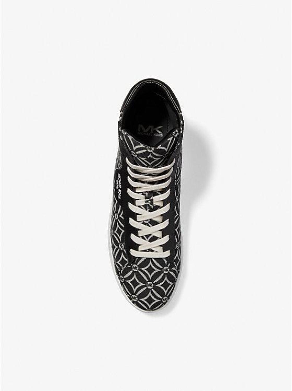 Keating Logo Jacquard High-Top Sneaker