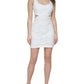 Womens Lace Above Knee Mini Dress