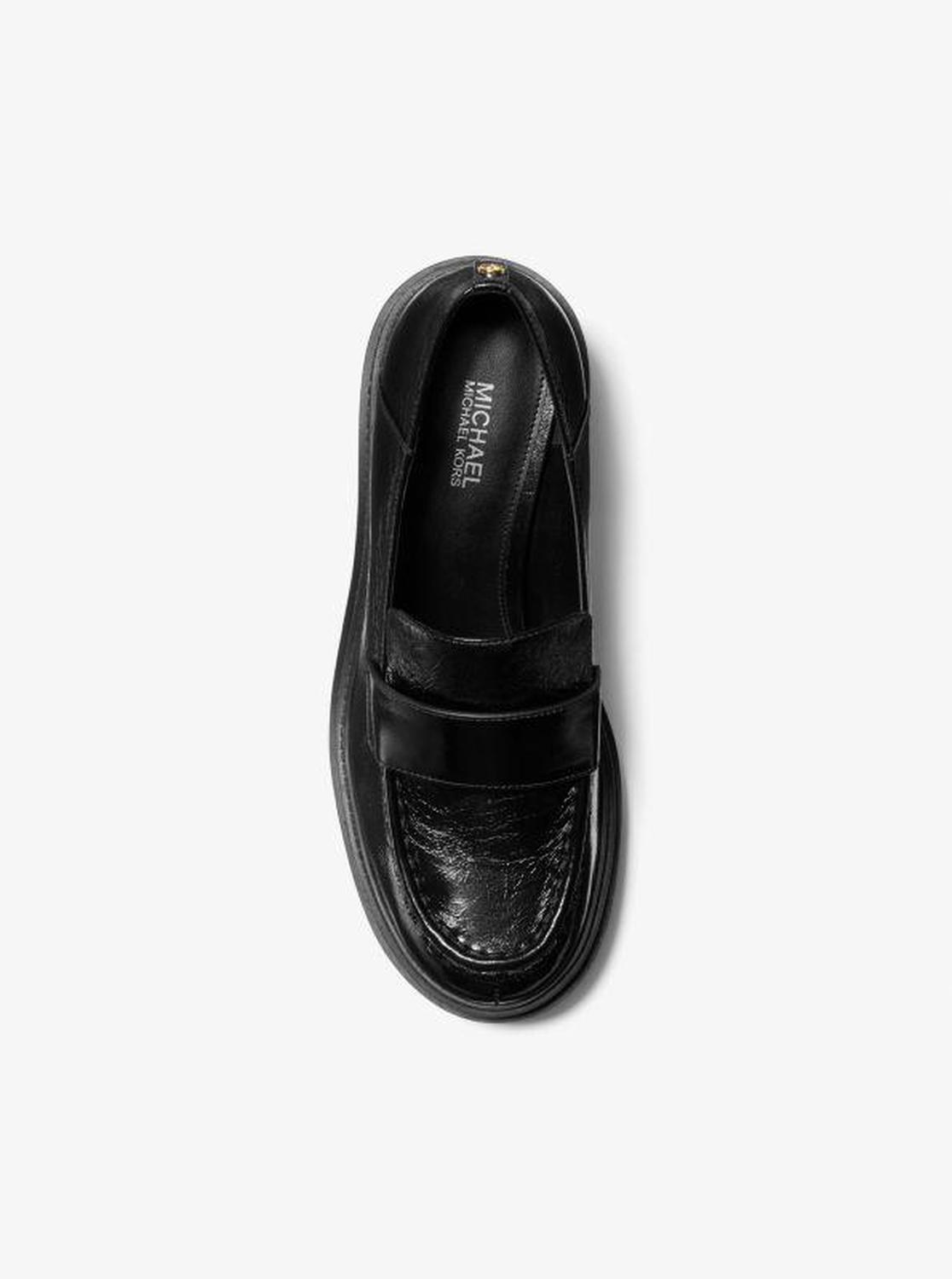 Rocco Crackled Patent Leather Loafer