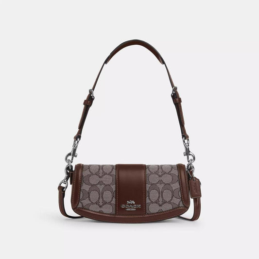 Coach Outlet Andrea Small Shoulder Bag In Signature Jacquard