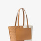 Jet Set Medium Two-Tone Logo Tote Bag