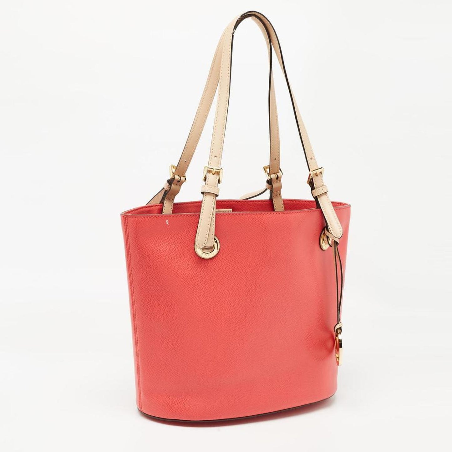 Michael Michael Kors Watermelon Leather Medium Jet Set Tote