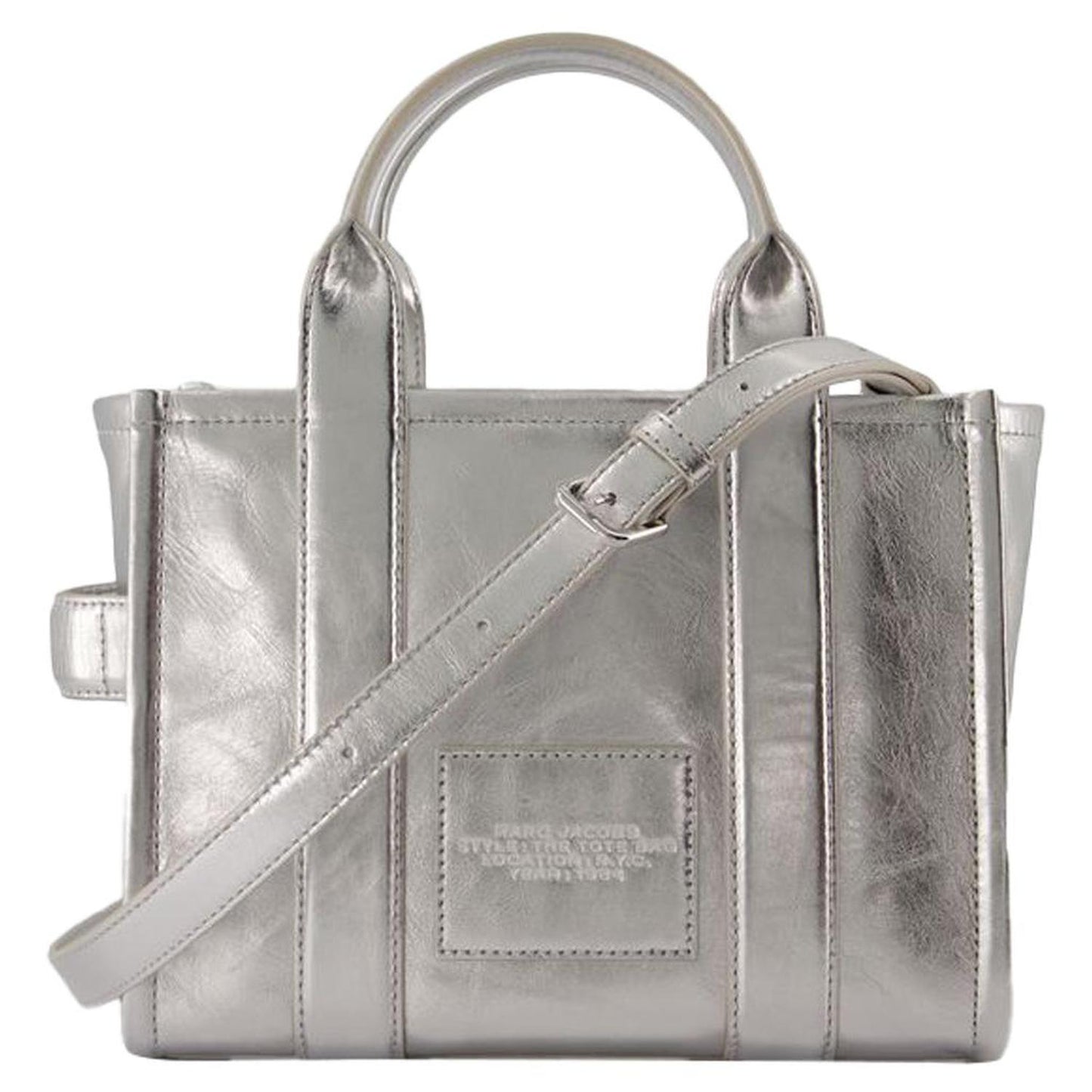 The Small Tote - Marc Jacobs - Leather - Silver