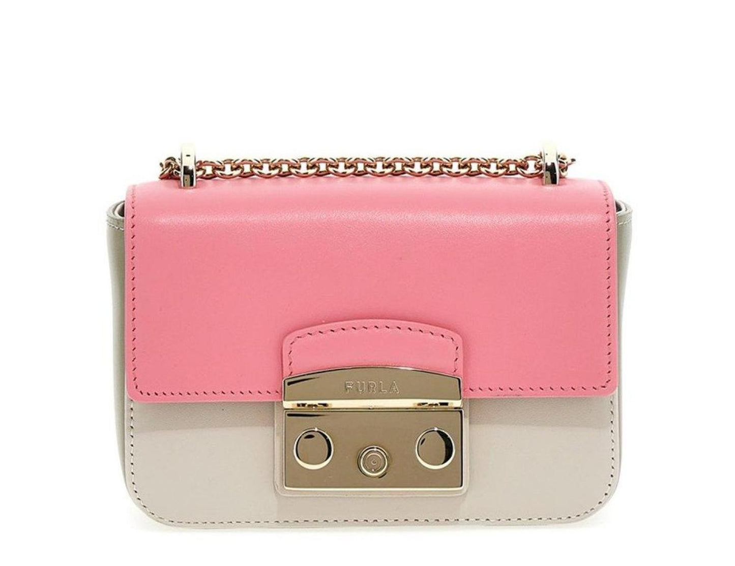 Furla Metropolis Two-Tone Mini Crossbody Bag