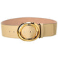 Michael Kors Collection Oval Leather Belt