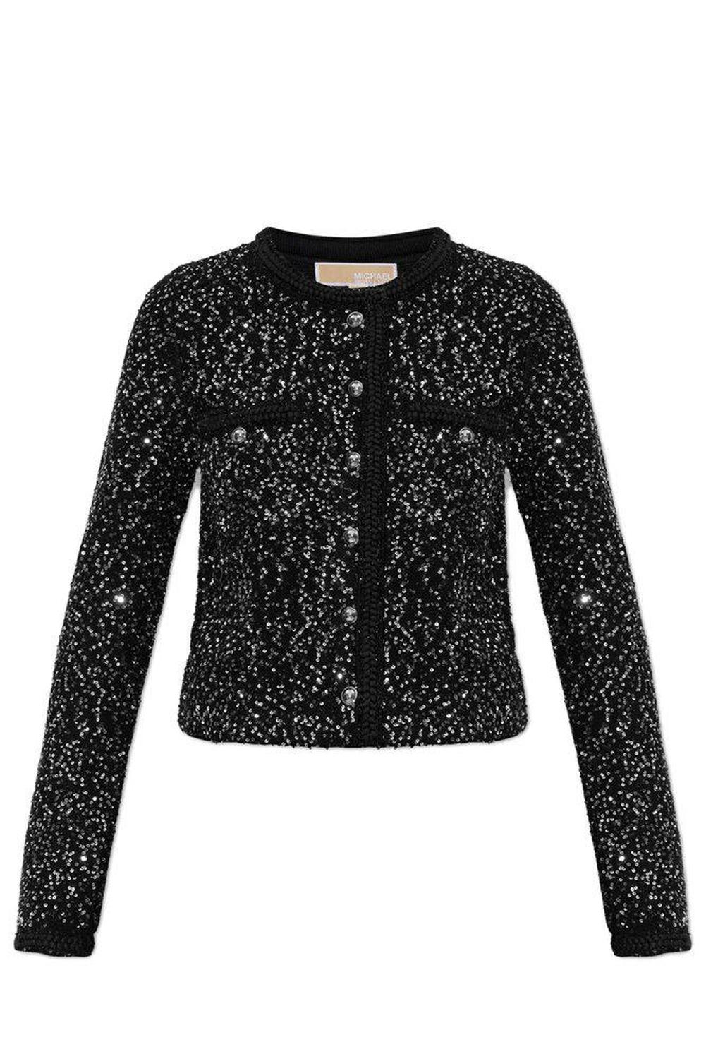 Michael Michael Kors Sequin-Embellished Cardigan