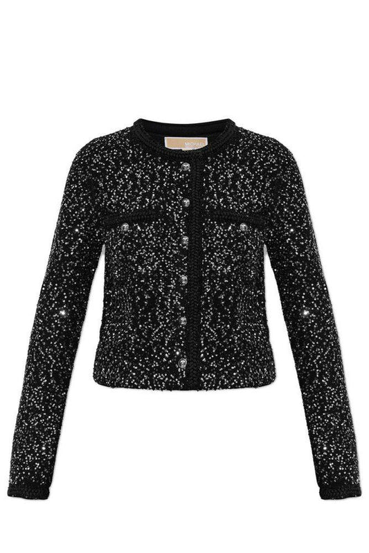 Michael Michael Kors Sequin-Embellished Cardigan