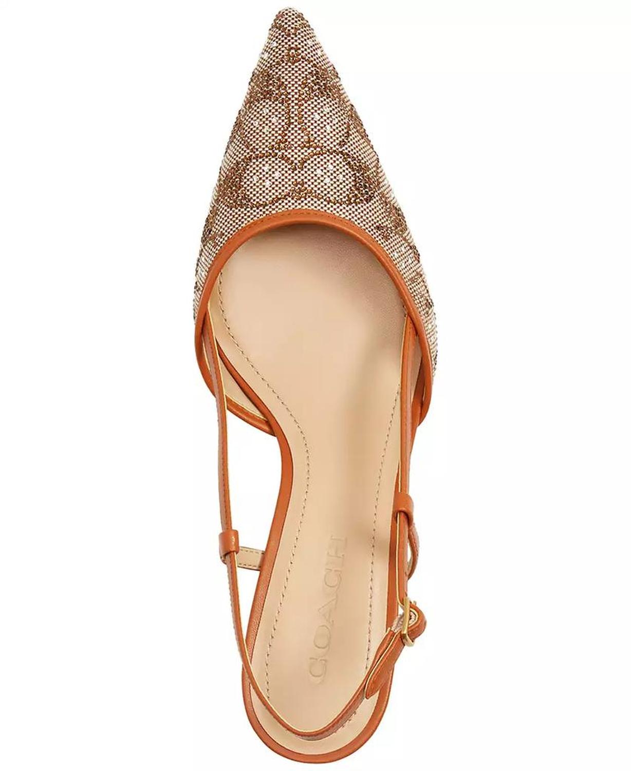 Women's Rosie Crystal Signature Slingback Pumps