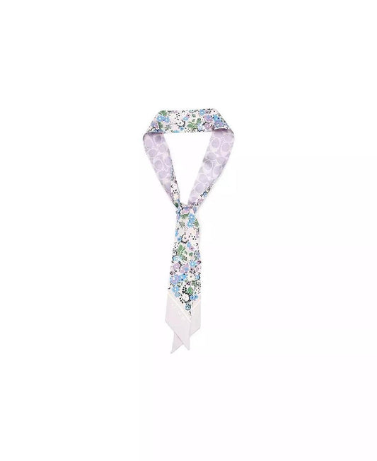 50" Multi Floral Skinny Scarf