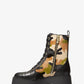 Blake Camouflage Print Calf Hair Combat Boot