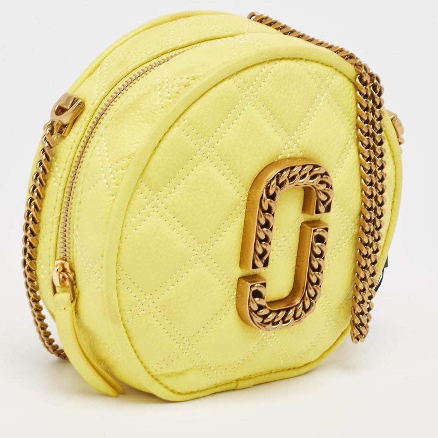 Marc Jacobs Powder The Status Round Crossbody Bag