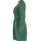 Marc Jacobs Belted Zipped Dress in Green Polyester