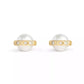 Faux Cultivated Pearl Vintage Charms Signature Stud Earrings