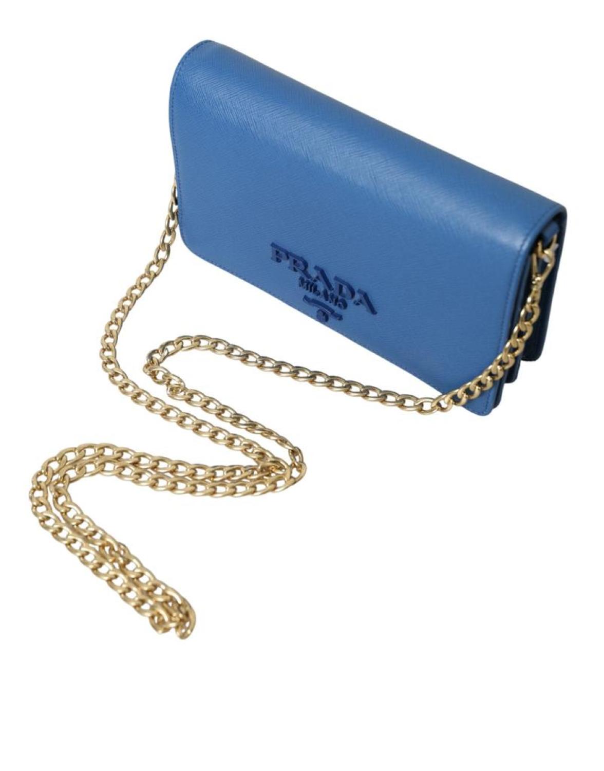 Prada Elegant Monogram Leather Sling Women's Purse