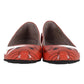 Marc Jacobs Mouse Print Ballet Flats in Orange Patent Leather