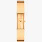 Yazmeen Gold-Tone Bangle Watch