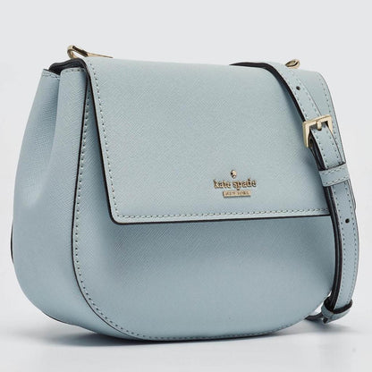 Kate Spade Light Blue Leather Cameron Street Byrdie Crossbody Bag