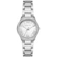 Women's Sage Three-Hand Silver-Tone Stainless Steel Watch 31mm