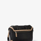 Cooper Travel Pebbled Leather and Signature Logo Flap Messenger Bag