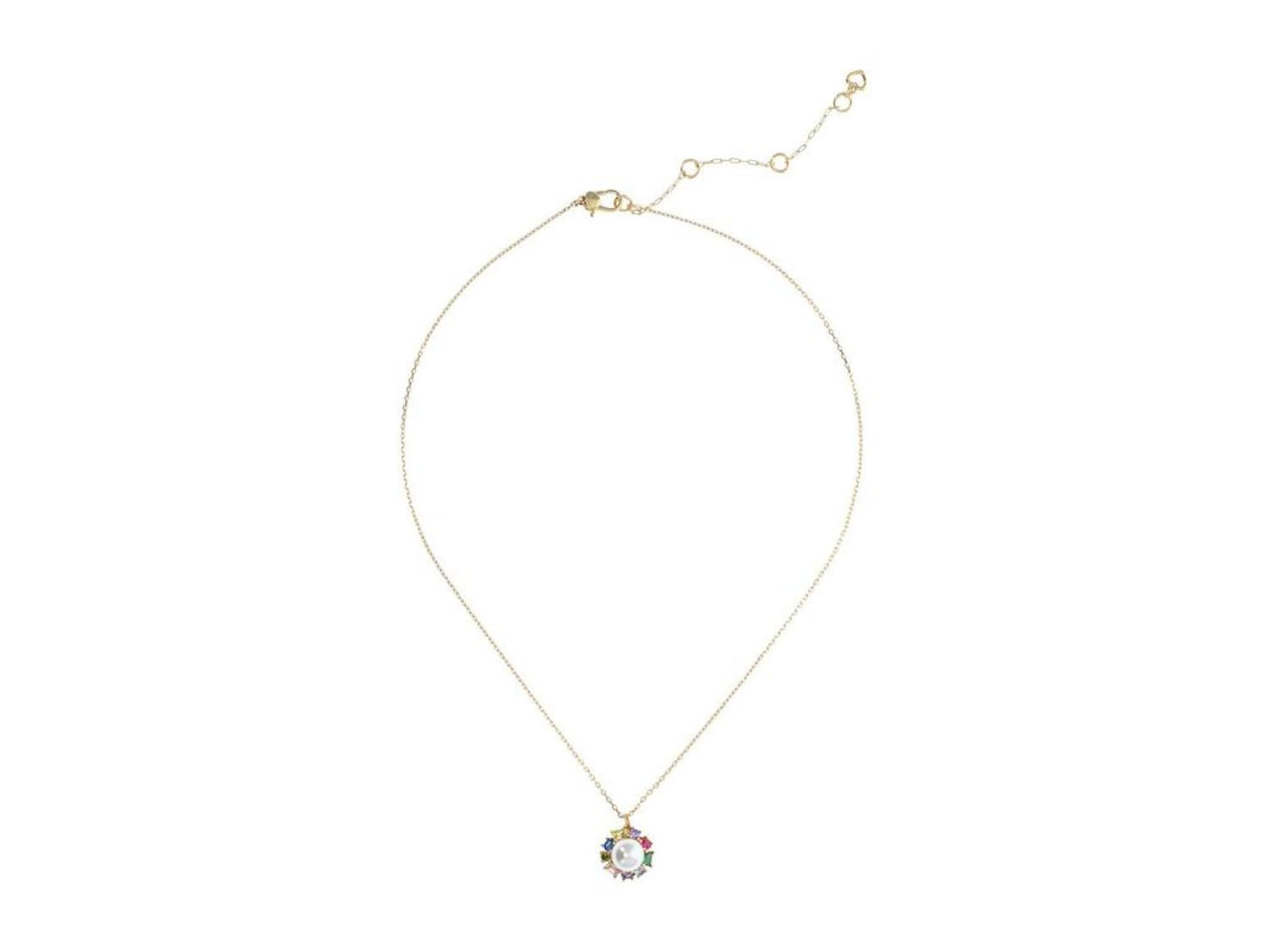 Candy Shop Pearl Halo Pendant Necklace