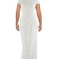 Womens Off-The-Shoulder Maxi Evening Dress