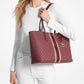 Sheila Large Signature Logo and Metallic Tote Bag