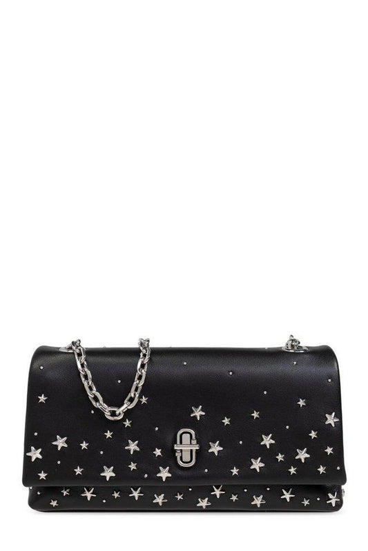 Marc Jacobs The Star Embellished Dual Chain Shoulder Bag