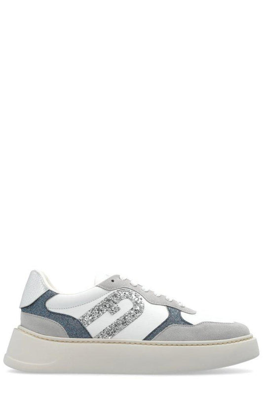 Furla Logo Printed Panelled Sneakers