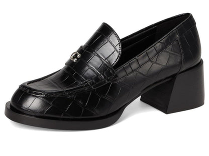 Natalie Embossed Croc Loafers