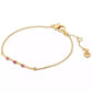 Gold-Tone Hint of Shimmer Pendant Bracelet