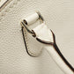 White Leather Carli Mccall Street Satchel