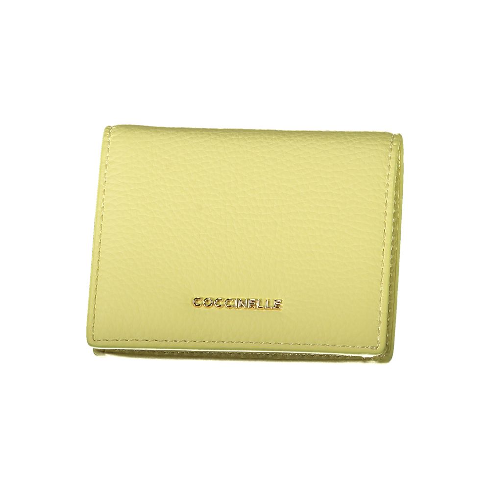 Coccinelle Yellow Leather Wallet