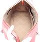 pink Coated Canvas Leather Handbag (Pre-Owned)