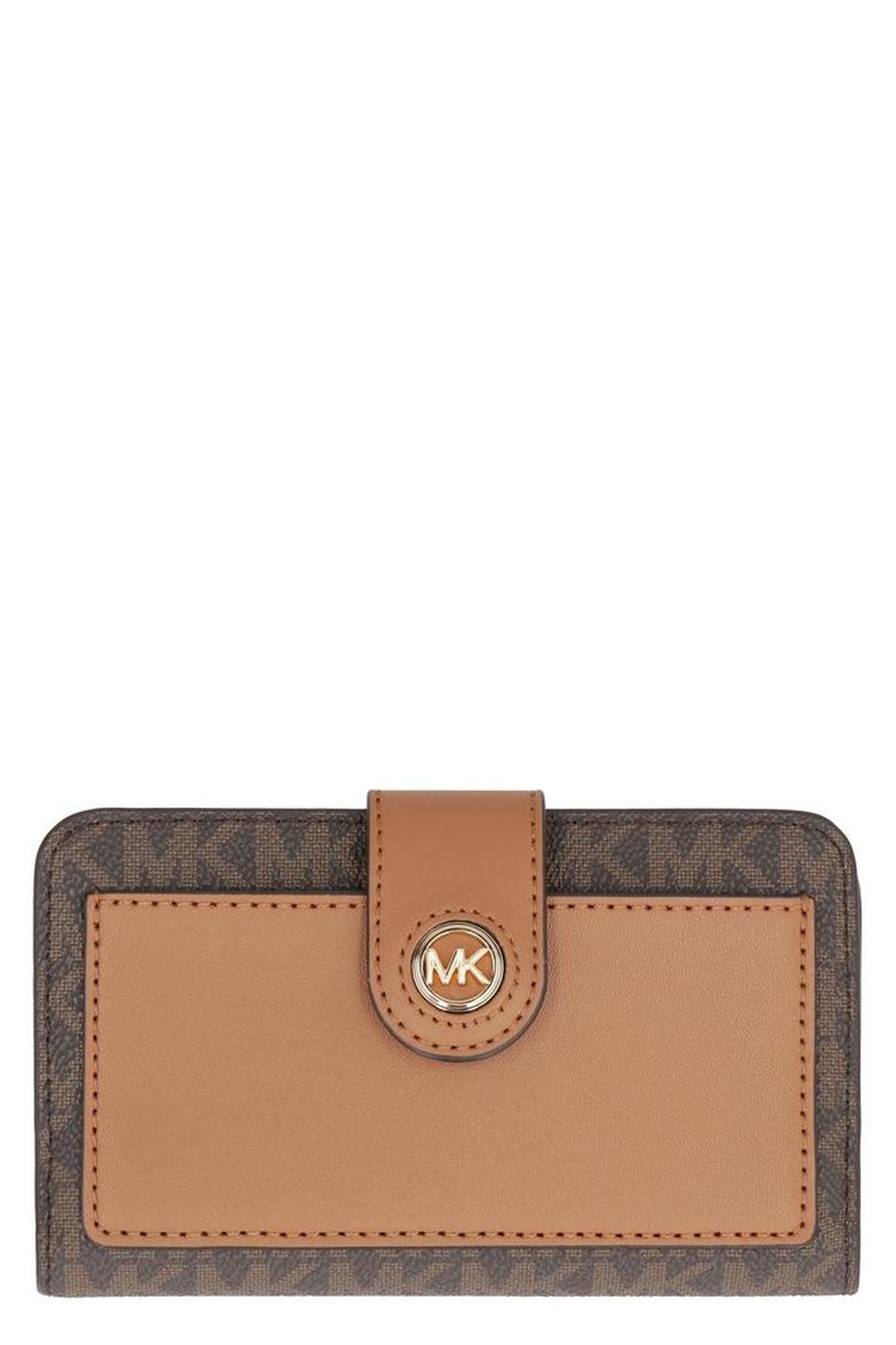 Michael Michael Kors Logo Printed Wallet