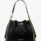 Mina Large Suede Chain Shoulder Bag