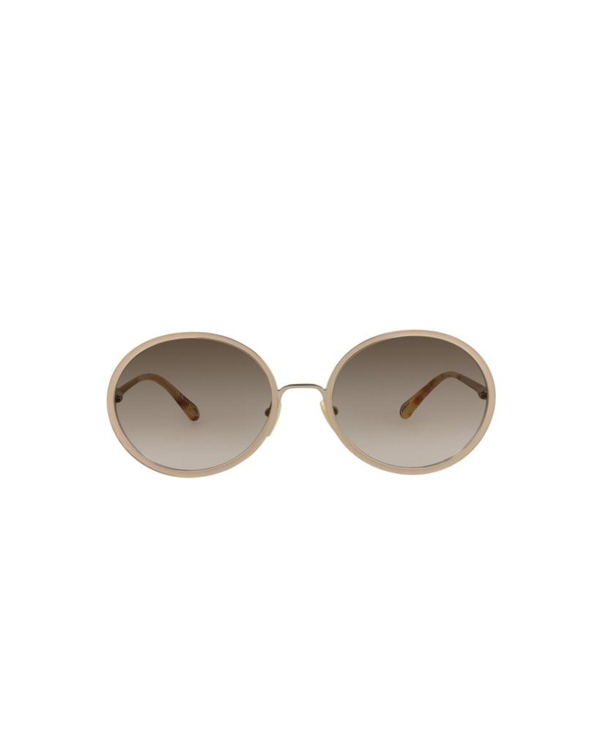 Round-Frame Metal Sunglasses