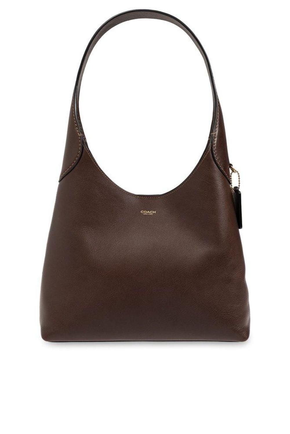 Coach Brooklyn 28 Logo Detailed Shoulder Bag