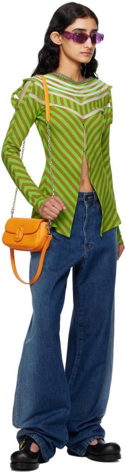 Orange 'The Clover' Shoulder Bag