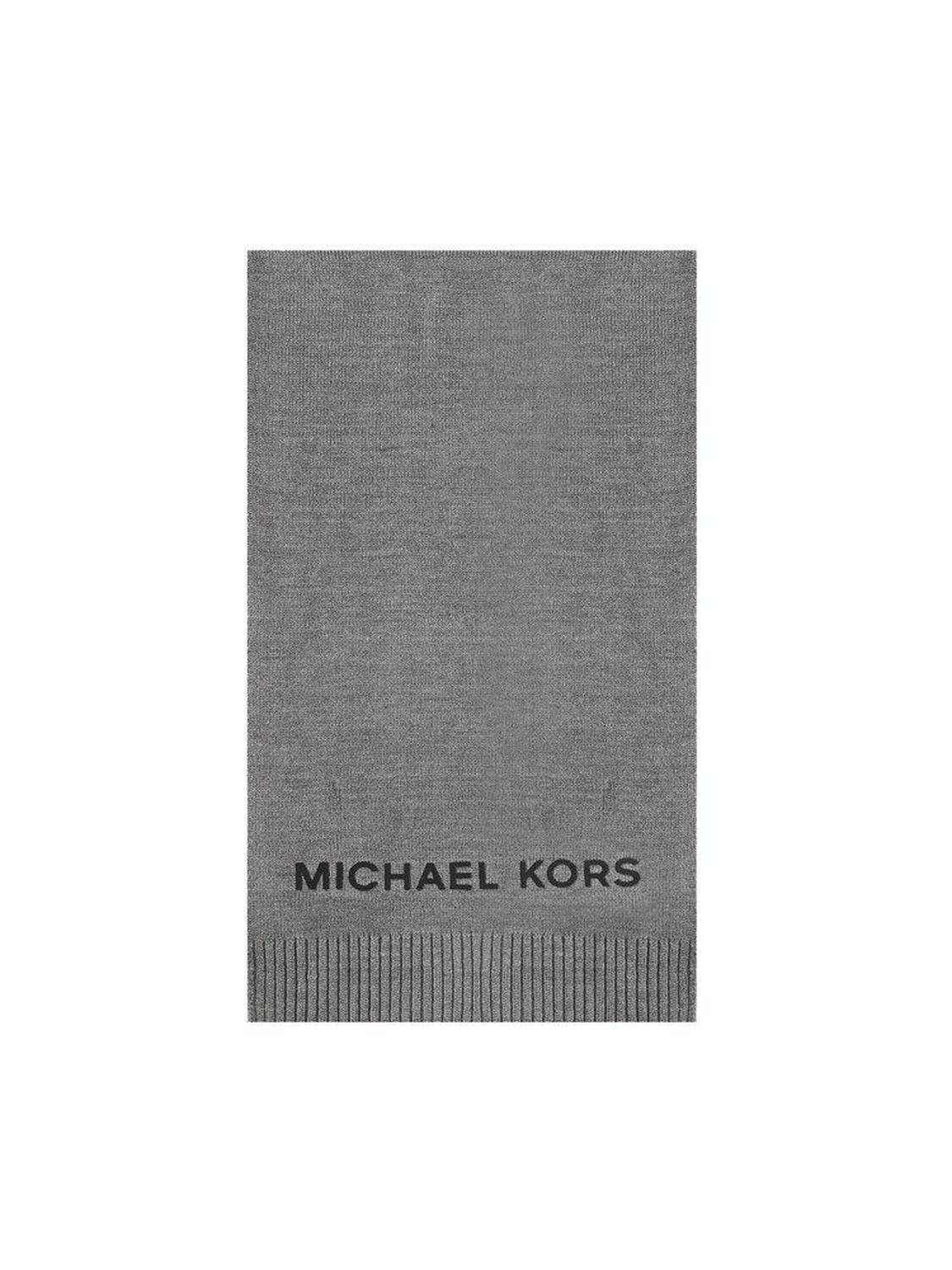 Michael Kors Logo Detailed Knitted Scarf