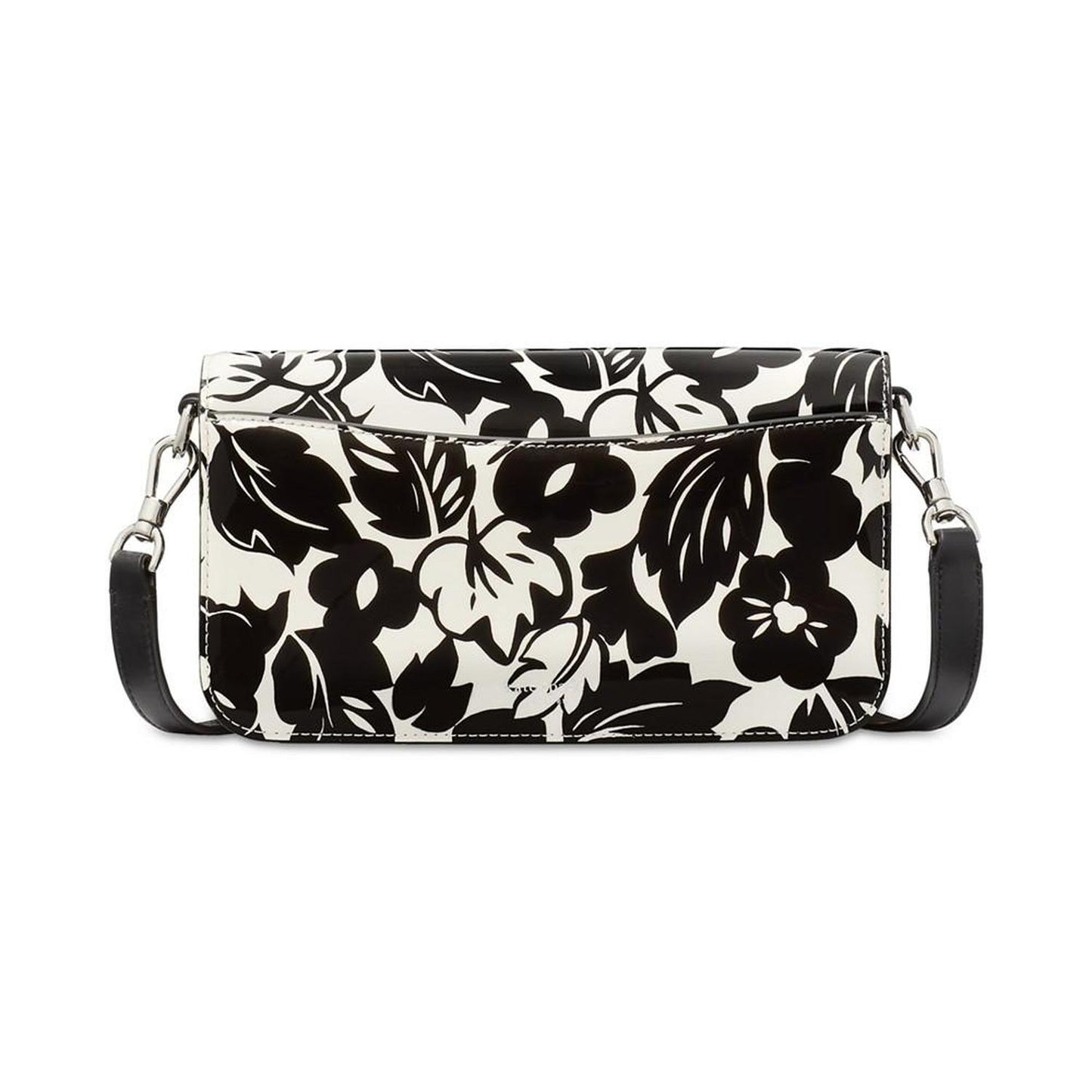 Dakota Tropical Foliage Patent Leather Small Crossbody