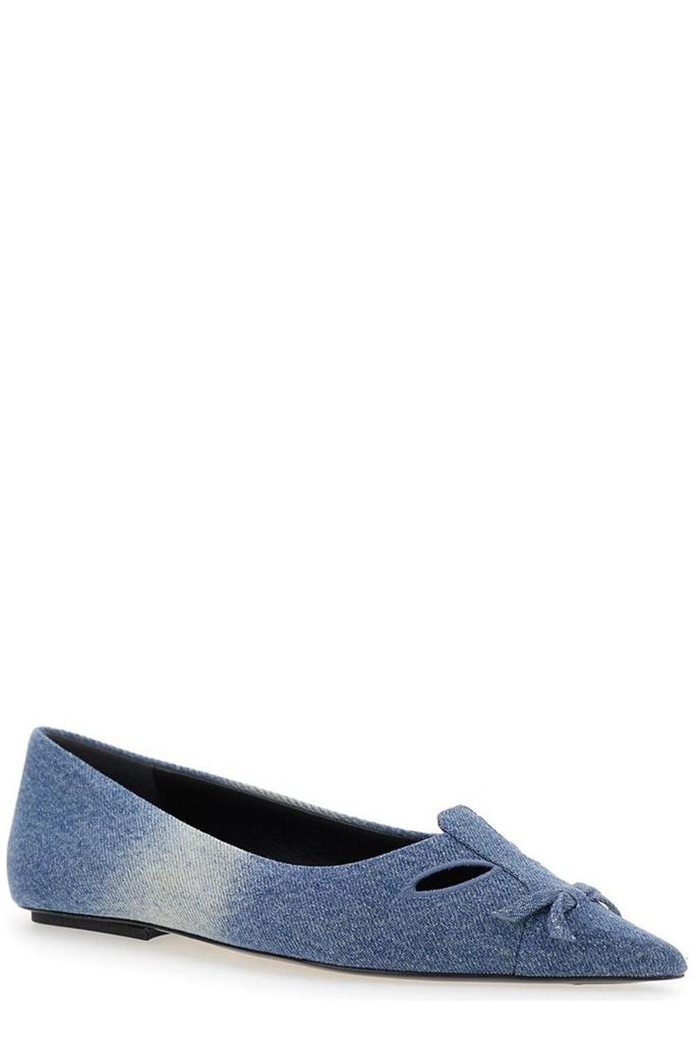 Marc Jacobs The Denim Kat Ballerinas