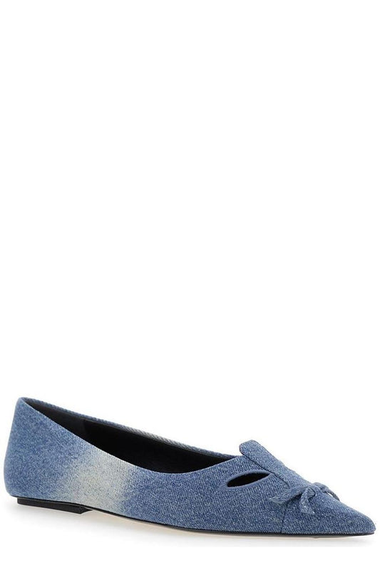 Marc Jacobs The Denim Kat Ballerinas