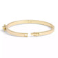 Women's Faux Stone Signature C Pave Turnlock Bangle Bracelet