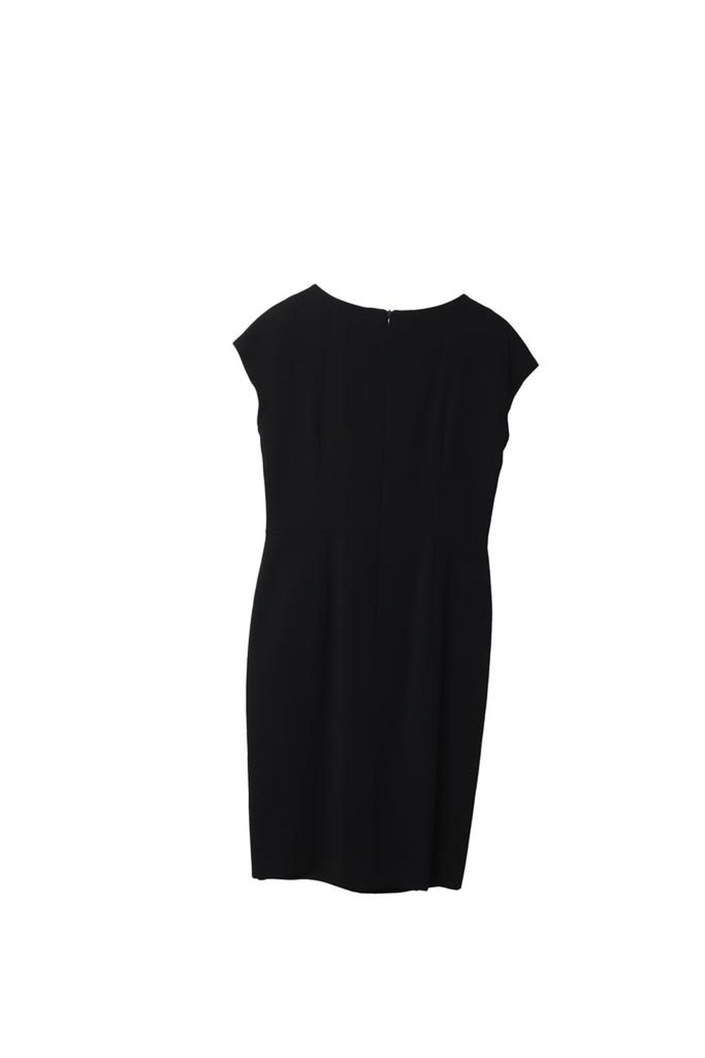 Max Mara Sheath Dress in Black Triacetate