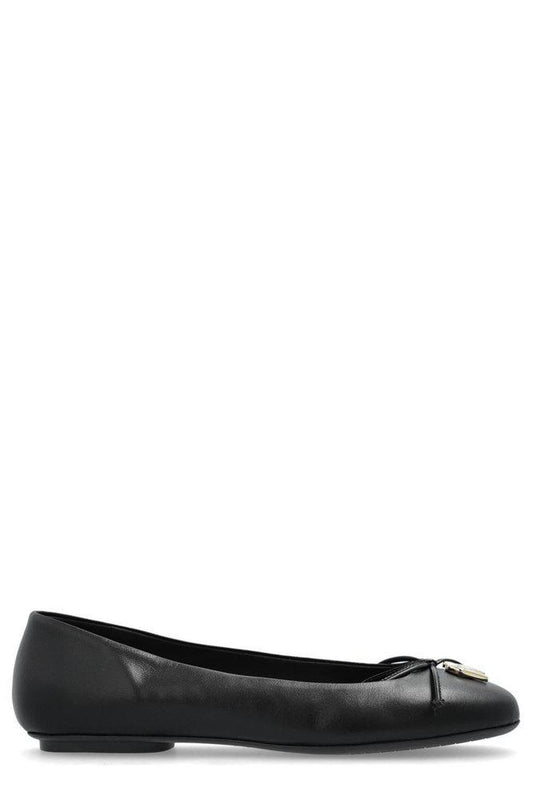 Furla Logo Plaque Flat Shoes